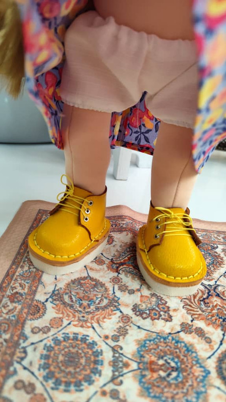 عروسک پارچهای خنگول دختر دستدوز ۴۰ سانتی